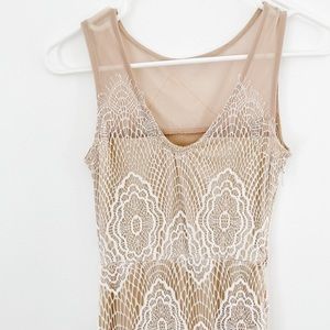 Champagne Lace Dress